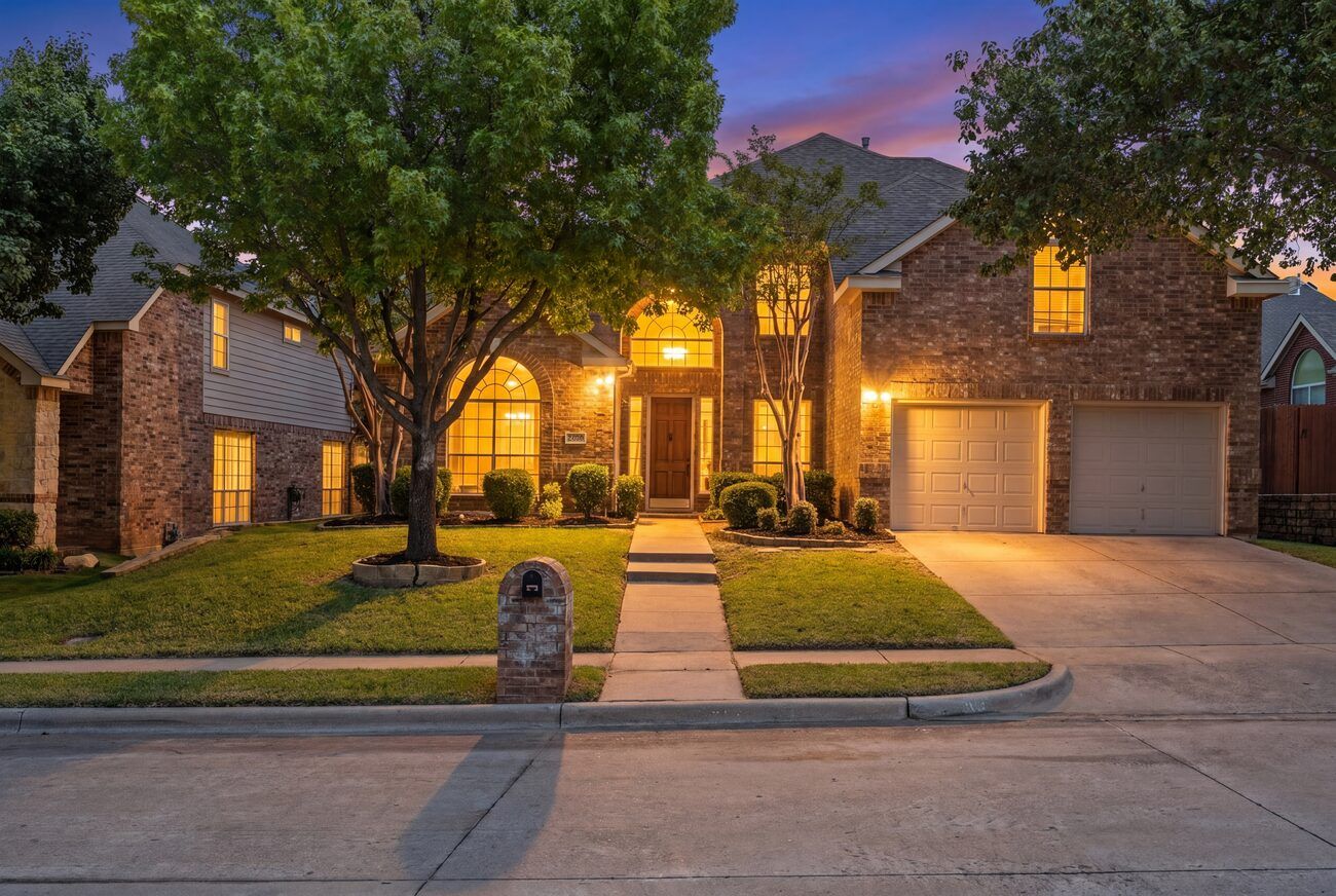1105 Elmgrove, Keller — twilight